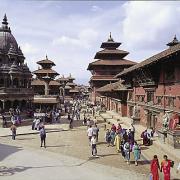 ArchitektInnen / KünstlerInnen: Götz Hagmüller<br>Projekt: Patan-Museum<br>Aufnahmedatum: 04/97<br>Format: 6x9cm C-Dia<br>Lieferformat: Dia-Duplikat, 500px<br>Bestell-Nummer: 970400-87<br>