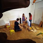 ArchitektInnen / KünstlerInnen: pool Architektur ZT GmbH<br>Projekt: MuseumsQuartier Wien - ZOOM Kindermuseum<br>Aufnahmedatum: 08/02<br>Format: 6x9cm C-Dia<br>Lieferformat: Dia-Duplikat, Scan 300 dpi<br>Bestell-Nummer: 020800-20<br>