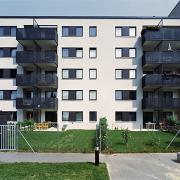 ArchitektInnen / KünstlerInnen: HNP architects ZT GmbH<br>Projekt: Wohnhausanlage Reisingergasse<br>Aufnahmedatum: 08/01<br>Format: 4x5'' C-Dia<br>Lieferformat: Dia-Duplikat, Scan 300 dpi<br>Bestell-Nummer: 010803-05<br>