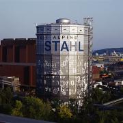 ArchitektInnen / KünstlerInnen: the unit<br>Projekt: Gasometer VOEST<br>Aufnahmedatum: 08/00<br>Format: 4x5'' C-Dia<br>Lieferformat: Dia-Duplikat, C-Print, Scan 300 dpi<br>Bestell-Nummer: 000824-08<br>