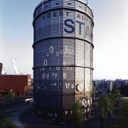 ArchitektInnen / KünstlerInnen: the unit<br>Projekt: Gasometer VOEST<br>Aufnahmedatum: 08/00<br>Format: 4x5'' C-Dia<br>Lieferformat: Dia-Duplikat, C-Print, Scan 300 dpi<br>Bestell-Nummer: 000824-10<br>