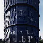 ArchitektInnen / KünstlerInnen: the unit<br>Projekt: Gasometer VOEST<br>Aufnahmedatum: 08/00<br>Format: 4x5'' C-Dia<br>Lieferformat: Dia-Duplikat, C-Print, Scan 300 dpi<br>Bestell-Nummer: 000824-06<br>