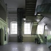 ArchitektInnen / KünstlerInnen: O&O Baukunst Ziviltechniker GesmbH, Manfred Wehdorn<br>Projekt: MuseumsQuartier Wien - Halle E+G<br>Aufnahmedatum: 04/01<br>Format: 6x9cm C-Dia<br>Lieferformat: Dia-Duplikat, C-Print, Scan 300 dpi<br>Bestell-Nummer: 010426-86<br>
