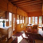 ArchitektInnen / KünstlerInnen: Walter Stelzhammer<br>Projekt: Ferienhaus <br>Aufnahmedatum: 12/96<br>Format: 6x12cm C-Dia<br>Lieferformat: Scan 300 dpi, SW-Print<br>Bestell-Nummer: 961200-09<br>