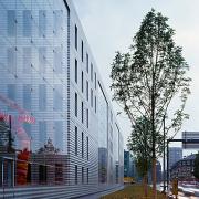 ArchitektInnen / KünstlerInnen: Zwimpfer Partner Architekten SIA<br>Projekt: Jacob Burckhardt Haus 1<br>Aufnahmedatum: 06/04<br>Format: 6x9cm C-Dia<br>Lieferformat: Scan 300 dpi<br>Bestell-Nummer: 040602-07<br>