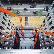 ArchitektInnen / KünstlerInnen: Zwimpfer Partner Architekten SIA<br>Projekt: Jacob Burckhardt Haus 1<br>Aufnahmedatum: 06/04<br>Format: 6x9cm C-Dia<br>Lieferformat: Scan 300 dpi<br>Bestell-Nummer: 040602-36<br>