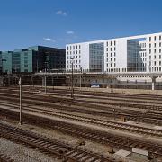 ArchitektInnen / KünstlerInnen: Zwimpfer Partner Architekten SIA<br>Projekt: Jacob Burckhardt Haus 1<br>Aufnahmedatum: 06/04<br>Format: 6x9cm C-Dia<br>Lieferformat: Scan 300 dpi<br>Bestell-Nummer: 040629-05<br>