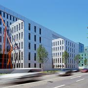 ArchitektInnen / KünstlerInnen: Zwimpfer Partner Architekten SIA<br>Projekt: Jacob Burckhardt Haus 1<br>Aufnahmedatum: 06/04<br>Format: 6x9cm C-Dia<br>Lieferformat: Scan 300 dpi<br>Bestell-Nummer: 040629-10<br>