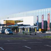 ArchitektInnen / KünstlerInnen: Walter Stelzhammer<br>Projekt: Baumax Wien22<br>Aufnahmedatum: 10/04<br>Format: 6x9cm C-Dia<br>Lieferformat: Dia-Duplikat, Scan 300 dpi<br>Bestell-Nummer: 041006-10<br>