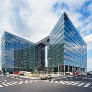 ArchitektInnen / KünstlerInnen: Holzbauer und Partner ZT GmbH<br>Projekt: Office Park VIE<br>Aufnahmedatum: 04/04<br>Format: 6x9cm C-Dia<br>Lieferformat: Dia-Duplikat, Scan 300 dpi<br>Bestell-Nummer: 040929-02<br>