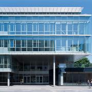 ArchitektInnen / KünstlerInnen: TREUSCH architecture<br>Projekt: Fachhochschule Wels<br>Aufnahmedatum: 03/05<br>Format: 6x9cm C-Dia<br>Lieferformat: Dia-Duplikat, Scan 300 dpi<br>Bestell-Nummer: 050311-29<br>