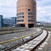 ArchitektInnen / KünstlerInnen: Architektengruppe U-Bahn<br>Projekt: Leitstelle Erdberg<br>Aufnahmedatum: 07/05<br>Format: 6x9cm C-Dia<br>Lieferformat: Dia-Duplikat, Scan 300 dpi<br>Bestell-Nummer: 050707-01<br>