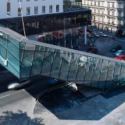 ArchitektInnen / KünstlerInnen: Bulant & Wailzer Architekturstudio<br>Projekt: Lugnersteg<br>Aufnahmedatum: 09/05<br>Format: 6x9cm C-Dia<br>Lieferformat: Dia-Duplikat, Scan 300 dpi<br>Bestell-Nummer: 050907-12<br>