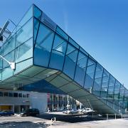 ArchitektInnen / KünstlerInnen: Bulant & Wailzer Architekturstudio<br>Projekt: Lugnersteg<br>Aufnahmedatum: 09/05<br>Format: 6x9cm C-Dia<br>Lieferformat: Dia-Duplikat, Scan 300 dpi<br>Bestell-Nummer: 050907-19<br>