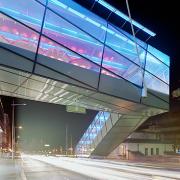 ArchitektInnen / KünstlerInnen: Bulant & Wailzer Architekturstudio<br>Projekt: Lugnersteg<br>Aufnahmedatum: 09/05<br>Format: 6x9cm C-Dia<br>Lieferformat: Dia-Duplikat, Scan 300 dpi<br>Bestell-Nummer: 050907-29<br>