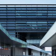 ArchitektInnen / KünstlerInnen: Andreas Treusch<br>Projekt: ACC Air Cargo Center<br>Aufnahmedatum: 01/06<br>Format: 6x9cm C-Dia<br>Lieferformat: Dia-Duplikat, Scan 300 dpi<br>Bestell-Nummer: 060113-38<br>