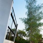 ArchitektInnen / KünstlerInnen: MAGK Architekten aichholzer | klein ZT OG<br>Projekt: Haus A.<br>Aufnahmedatum: 05/06<br>Format: 6x9cm C-Dia<br>Lieferformat: Dia-Duplikat, Scan 300 dpi<br>Bestell-Nummer: 060506-04<br>