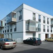 ArchitektInnen / KünstlerInnen: Johannes Zieser<br>Projekt: WHA Blindenmarkt<br>Aufnahmedatum: 10/07<br>Format: 6x9cm C-Dia<br>Lieferformat: Dia-Duplikat, Scan 300 dpi<br>Bestell-Nummer: 071008-08<br>