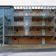 ArchitektInnen / KünstlerInnen: Johannes Kastner-Lanjus<br>Projekt: Waldsiedlung<br>Aufnahmedatum: 07/05<br>Format: 6x9cm C-Dia<br>Lieferformat: Dia-Duplikat, Scan 300 dpi<br>Bestell-Nummer: 050726-09<br>