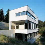 ArchitektInnen / KünstlerInnen: Walter Stelzhammer<br>Projekt: Haus St.<br>Aufnahmedatum: 10/95<br>Format: 6x9cm C-Dia<br>Lieferformat: Dia-Duplikat, Scan 300 dpi<br>Bestell-Nummer: 951005-02<br>