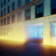 ArchitektInnen / KünstlerInnen: Olafur Eliasson<br>Projekt: Yellow Fog<br>Aufnahmedatum: 05/08<br>Format: 6x9cm C-Neg<br>Lieferformat: C-Print, Scan 300 dpi<br>Bestell-Nummer: 080519-03<br>