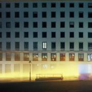ArchitektInnen / KünstlerInnen: Olafur Eliasson<br>Projekt: Yellow Fog<br>Aufnahmedatum: 05/08<br>Format: 6x9cm C-Neg<br>Lieferformat: C-Print, Scan 300 dpi<br>Bestell-Nummer: 080519-07<br>