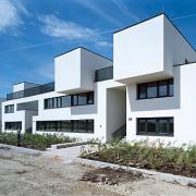 ArchitektInnen / KünstlerInnen: Pichler & Traupmann Architekten ZT GmbH<br>Projekt: Wohnsiedlung Heustadlgasse<br>Aufnahmedatum: 06/09<br>Format: 6x9cm C-Dia<br>Lieferformat: Dia-Duplikat, Scan 300 dpi<br>Bestell-Nummer: 090609-08<br>