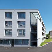 ArchitektInnen / KünstlerInnen: kub a Karl und Bremhorst Architekten<br>Projekt: Pflegeheim Retz<br>Aufnahmedatum: 06/10<br>Format: digital<br>Lieferformat: Scan 300 dpi<br>Bestell-Nummer: 100605-10<br>