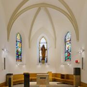 ArchitektInnen / KünstlerInnen: Ernst Beneder, Anja Fischer<br>Projekt: Pfarrkirche Weidling<br>Aufnahmedatum: 02/13<br>Format: digital<br>Lieferformat: Digital<br>Bestell-Nummer: 130213-01<br>