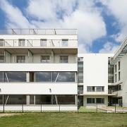 ArchitektInnen / KünstlerInnen: Sne Veselinovic<br>Projekt: VS und Wohnheim Wagramerstraße<br>Format: digital<br>Lieferformat: Digital<br>Bestell-Nummer: 180720-11<br>