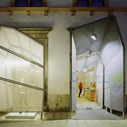 ArchitektInnen / KünstlerInnen: Eichinger oder Knechtl<br>Projekt: Shop Kulturhauptstadt Graz<br>Aufnahmedatum: 03/03<br>Format: 6x9cm C-Neg<br>Lieferformat: C-Print, Scan 300 dpi<br>Bestell-Nummer: 030324-05<br>