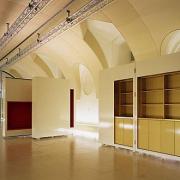 ArchitektInnen / KünstlerInnen: BEHF Architects Ebner Hasenauer Ferenczy ZT GmbH<br>Projekt: MuseumsQuartier Wien - Erste Bank Arena<br>Aufnahmedatum: 12/02<br>Format: 6x9cm C-Neg<br>Lieferformat: C-Print, Scan 300 dpi<br>Bestell-Nummer: 021218-04<br>
