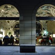 ArchitektInnen / KünstlerInnen: Lacaton & Vassal, Feldbacher & Seehof<br>Projekt: MuseumsQuartier Wien - Cafe Una I<br>Aufnahmedatum: 04/02<br>Format: 6x9cm C-Dia<br>Lieferformat: Dia-Duplikat, Scan 300 dpi<br>Bestell-Nummer: 020403-164<br>