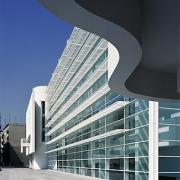ArchitektInnen / KünstlerInnen: Richard Meier<br>Projekt: Museum of Contemporary Art<br>Aufnahmedatum: 07/95<br>Format: 6x9cm C-Dia<br>Lieferformat: Scan 300 dpi, SW-Print<br>Bestell-Nummer: 950700-08<br>