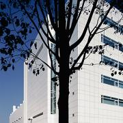 ArchitektInnen / KünstlerInnen: Richard Meier<br>Projekt: Museum of Contemporary Art<br>Aufnahmedatum: 07/95<br>Format: 6x9cm C-Dia<br>Lieferformat: Scan 300 dpi, SW-Print<br>Bestell-Nummer: 950700-16<br>